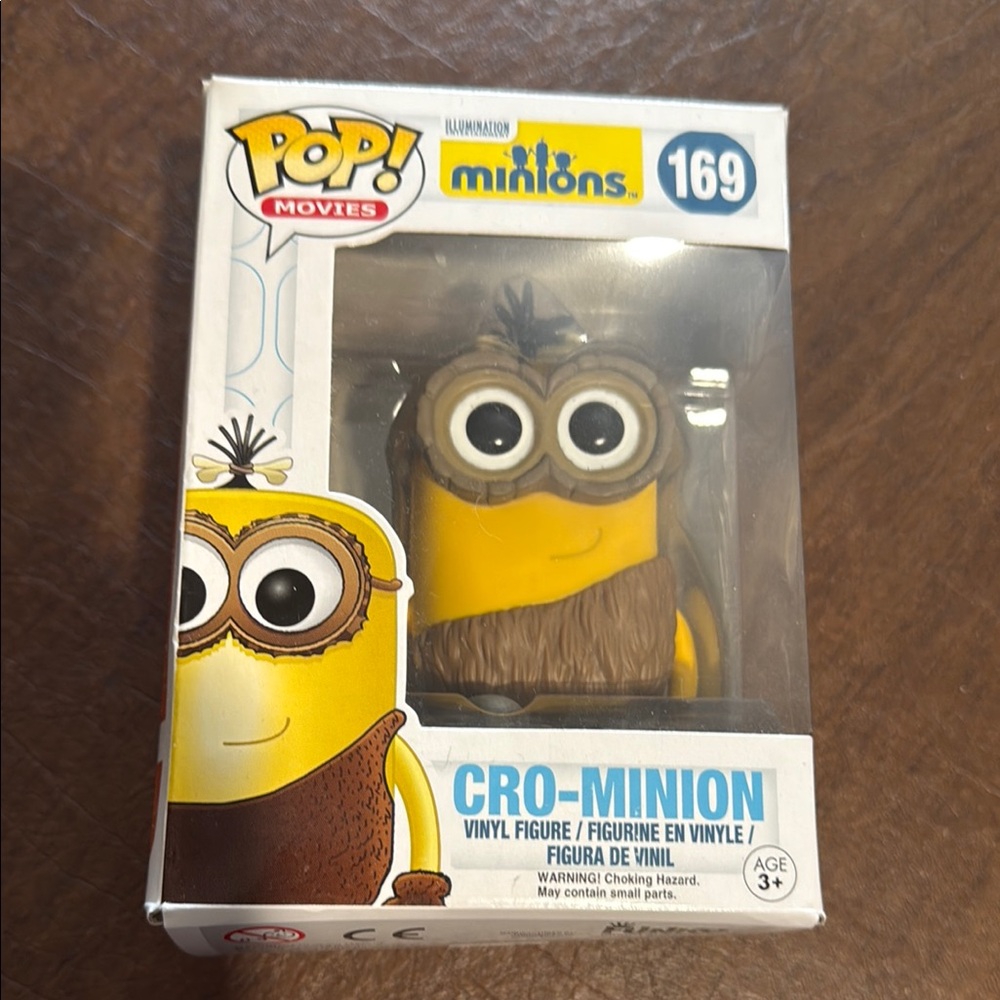 Funko Pop Cro-Minion Figure - Yellow and Brown
